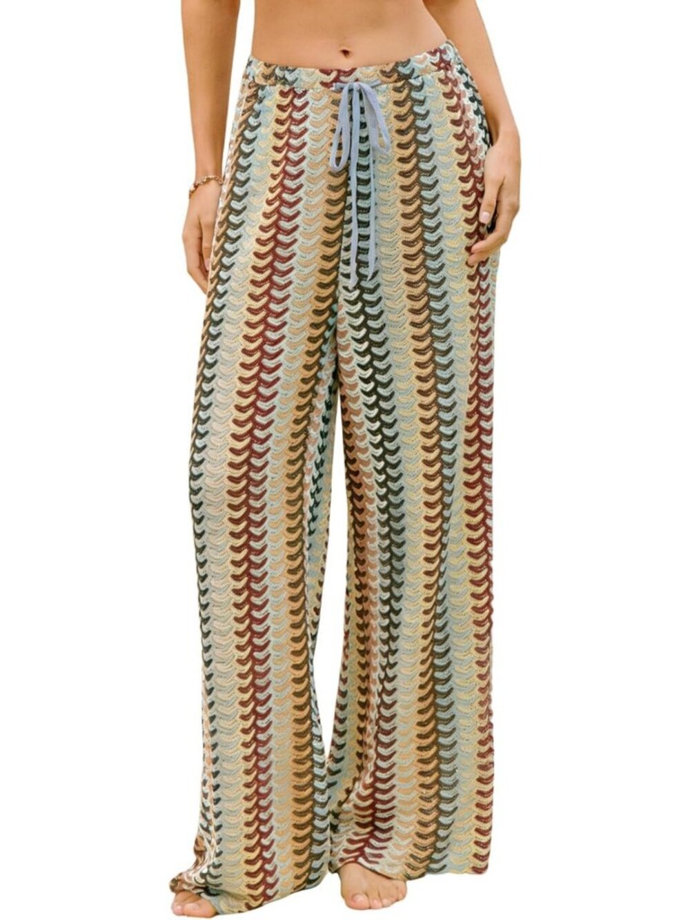 Boho Beach Cover Up Pants for Women | Stylish Swimsuit Cover-Up & Beach Wear